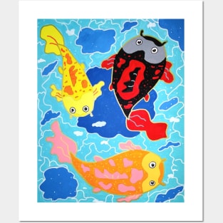 Koi Fish Posters and Art